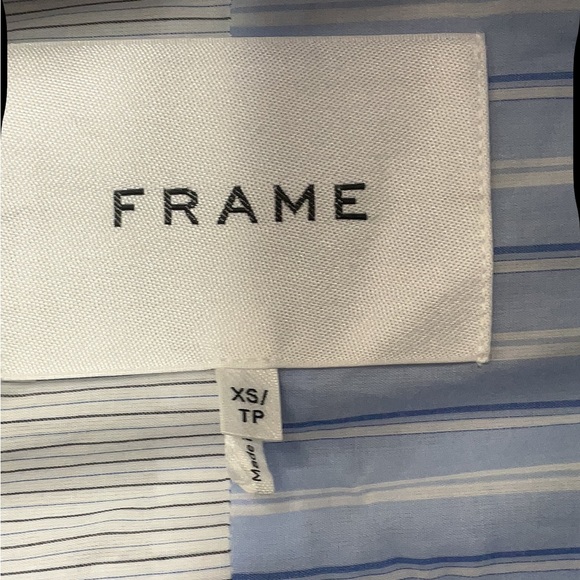 FRAME Le Mix Blanc Multi Oversized Shirt - Picture 9 of 11